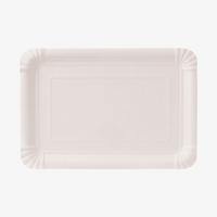 Pappteller rechteckig 23 x 16 cm