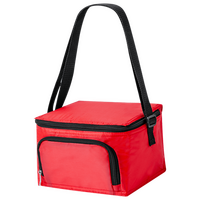 Picknick-Kühltasche aus Polyester mit Reißverschlussfach, ohne Werbeanbringung