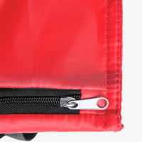 Picknick-Kühltasche aus Polyester mit Reißverschlussfach, ohne Werbeanbringung