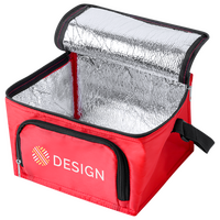 Picknick-Kühltasche aus Polyester mit Reißverschlussfach