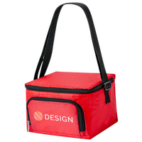 Picknick-Kühltasche aus Polyester mit Reißverschlussfach