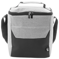 Picknick-Kühltasche mit Reißverschluss, Tragegriff und Fach, ohne Werbeanbringung