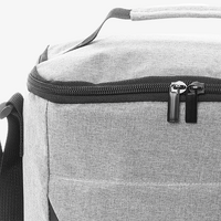 Picknick-Kühltasche mit Reißverschluss, Tragegriff und Fach, ohne Werbeanbringung