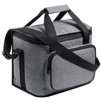 Picknick-Kühltasche mit Reißverschlussfach und zwei Tragegriffen, ohne Werbeanbringung