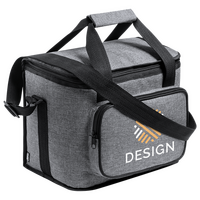 Picknick-Kühltasche mit Reißverschlussfach und zwei Tragegriffen