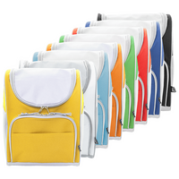 Picknick-Kühltasche mit zwei Reißverschlussfächern, ohne Werbeanbringung