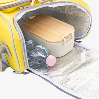 Picknick-Kühltasche mit zwei Reißverschlussfächern