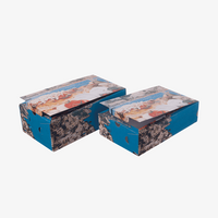 Pizzakarton, farbig bedruckt, Motiv