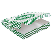 Pizzakarton (28 x 28 x 4 cm) einseitig bedruckt 4/0-farbig (CMYK)