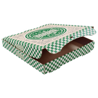 Pizzakarton (28 x 28 x 4 cm) einseitig bedruckt 4/0-farbig (CMYK)