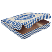 Pizzakarton (30 x 30 x 4 cm) einseitig bedruckt 4/0-farbig (CMYK)