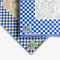 Pizzakarton (30 x 30 x 4 cm) einseitig bedruckt 4/0-farbig (CMYK)