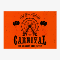 Plakat, farbig bedruckt, Motiv