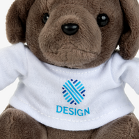 Nahaufnahme Hund bedruckt von vorne