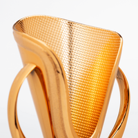 Pokal SATTEL bronze, Lasergravur, stehend