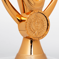 Pokal SATTEL bronze, Lasergravur, stehend