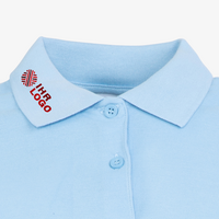 Poloshirt, bestickt, details