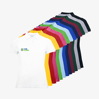 Poloshirt, bestickt, Vorderseite, verschiedene