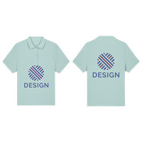 Poloshirt Damen, Stanley Stella, Organic - mit DREI Druckpositionen