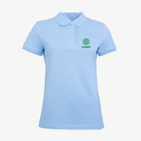 Poloshirt Damen, B&C, Organic - mit DREI Druckpositionen