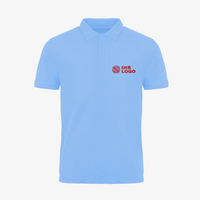 Poloshirt, farbig bedruckt, Brust links