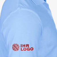 Poloshirt, farbig bedruckt, Ärmel rechts