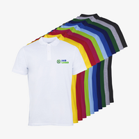 Poloshirt Herren, B&C, Organic - mit ZWEI Stickpositionen
