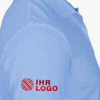 Poloshirt Herren, B&C, Organic - mit ZWEI Stickpositionen