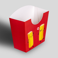 Pommesschale mit Automatikboden (13 x 7,8 x 8 cm), Vorderseite