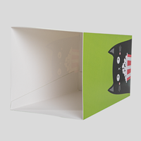 Popcorn Schachtel mit Steckboden (12,5 x 12,5 x 18,5 cm), liegend