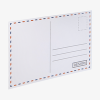 Postkarte, DIN A4 quer (29,7 x 21,0 cm), Rückseite