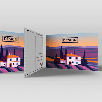 Postkarte, DIN A5 quer (21,0 x 14,8 cm), Design