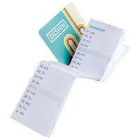 Praktischer Taschenplaner, beidseitig bedruckt, Innenseite