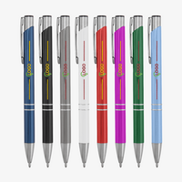 PREMIUM: Metall-Kugelschreiber glänzend 4/0-farbig einseitig bedruckt