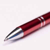 PREMIUM: Metall-Kugelschreiber glänzend mit beidseitiger Lasergravur