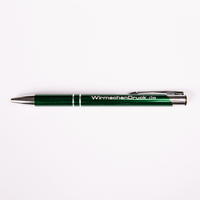 PREMIUM: Metall-Kugelschreiber glänzend mit einseitiger Lasergravur