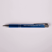 PREMIUM: Metall-Kugelschreiber glänzend mit einseitiger Lasergravur