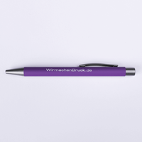 PREMIUM: Metall-Kugelschreiber GRAY mit beidseitiger Lasergravur