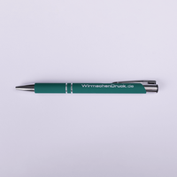 PREMIUM: Metall-Kugelschreiber Soft-Touch mit beidseitiger Lasergravur