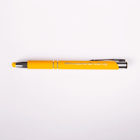 PREMIUM: Metall-Kugelschreiber Touchpen mit beidseitiger Lasergravur