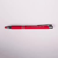 PREMIUM: Metall-Kugelschreiber Touchpen mit einseitiger Lasergravur