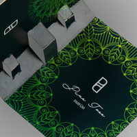 Produktprobe (6 x 1,2 x 7,4 cm) beidseitig bedruckt 4/4-farbig, Innenseite