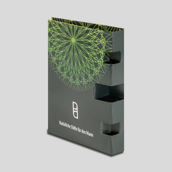 Verpackung, farbig  bedruckt, Muster