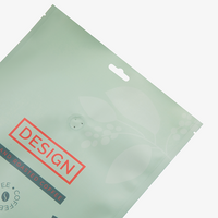 Recycelbarer Folien-Standbodenbeutel 17 x 17 x 8 cm mit individuellem Boden und Ventil (Abb. mit Euroloch)