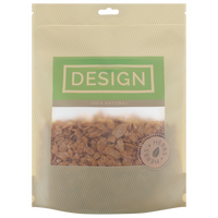 Recycelbarer Folien-Standbodenbeutel 17 x 17 x 8 cm mit neutralem Boden (Abb. durchsichtige Folie mit Druckverschluss und Euroloch)