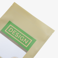 Recycelbarer Folien-Standbodenbeutel 24 x 31 x 10 cm mit individuellem Boden (Abb. durchsichtige Folie mit Druckverschluss)