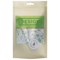 Recycelbarer Folien-Standbodenbeutel 24 x 31 x 10 cm mit individuellem Boden (Abb. metallisierte Folie mit Druckverschluss und Euroloch)