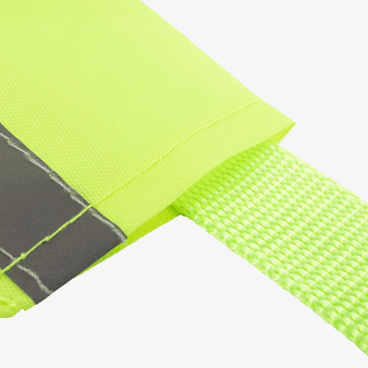 Reflektierendes Hundehalstuch mit einer Druckposition