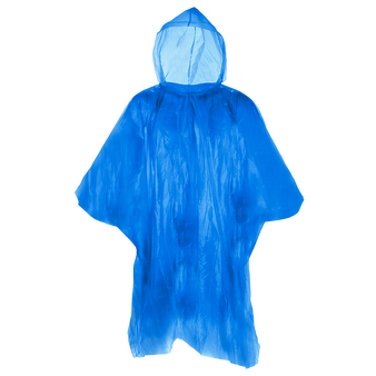 Regenponcho aus Kunststoff im Polybeutel, Poncho