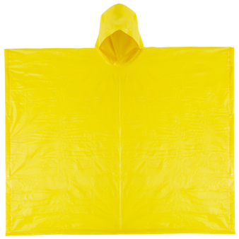 Regenponcho aus PEVA im Trageetui, ohne Werbeanbringung